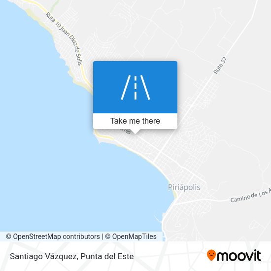 Santiago Vázquez map