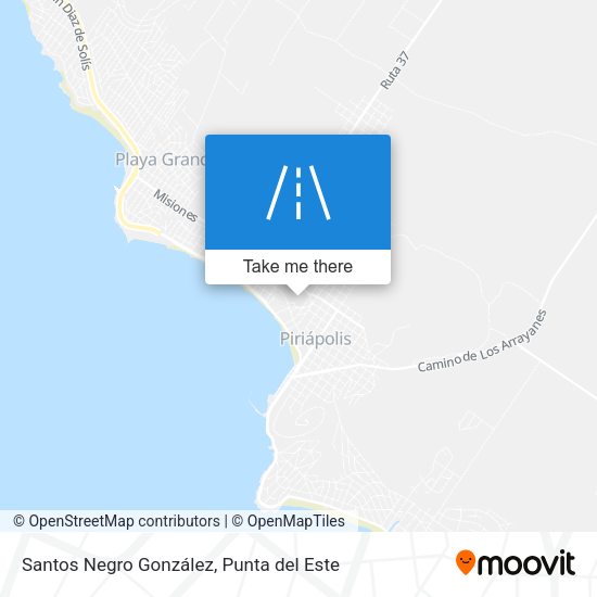 Mapa de Santos Negro González