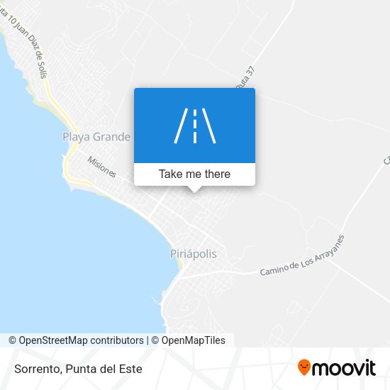 Mapa de Sorrento