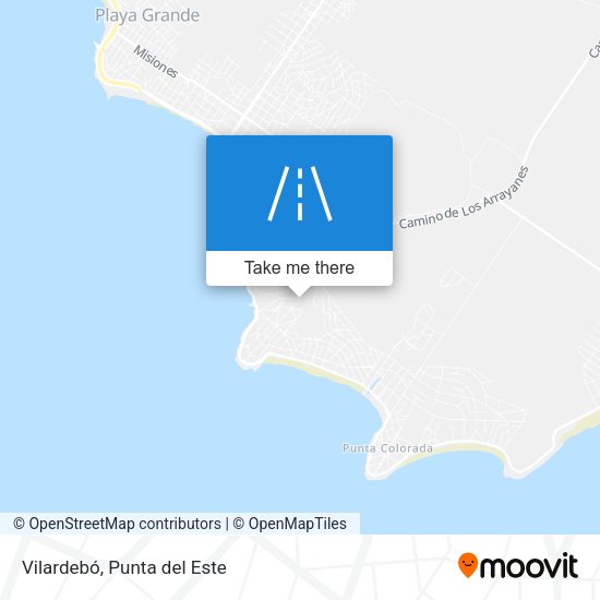 Vilardebó map