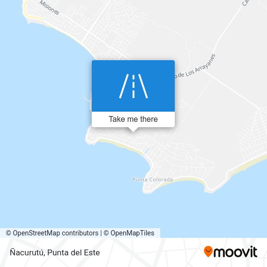 Ñacurutú map