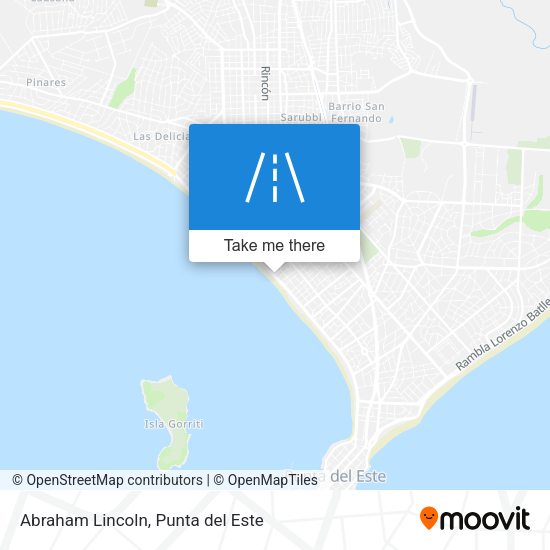 Mapa de Abraham Lincoln