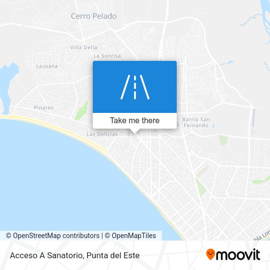 Acceso A Sanatorio map
