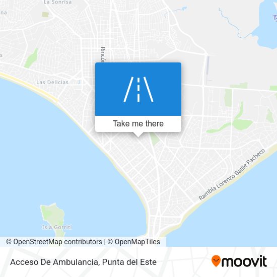 Mapa de Acceso De Ambulancia