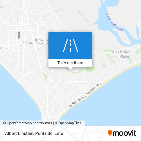 Mapa de Albert Einstein