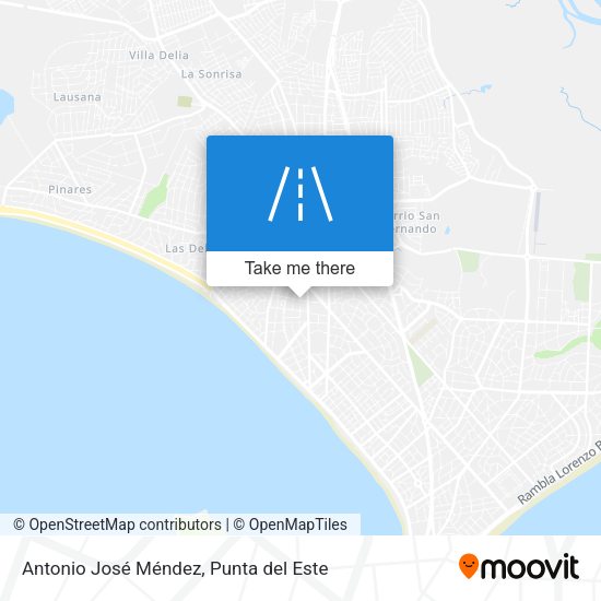Mapa de Antonio José Méndez