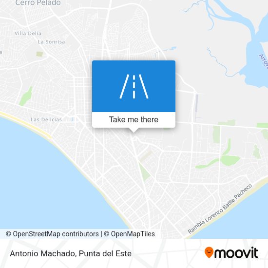Antonio Machado map