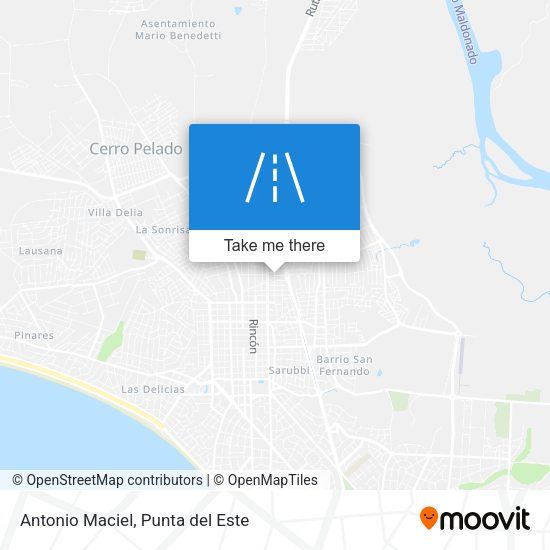 Mapa de Antonio Maciel