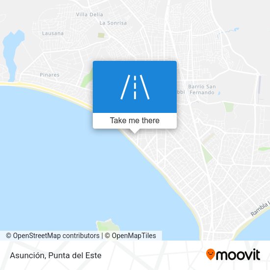Mapa de Asunción