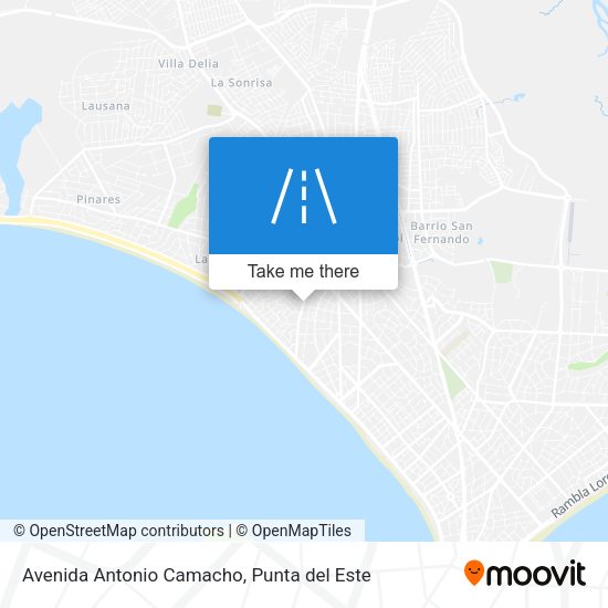 Avenida Antonio Camacho map
