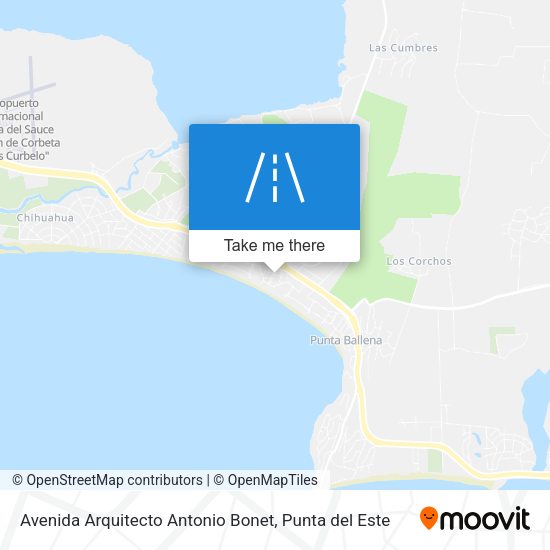 Mapa de Avenida Arquitecto Antonio Bonet