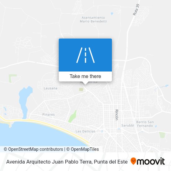 Avenida Arquitecto Juan Pablo Terra map