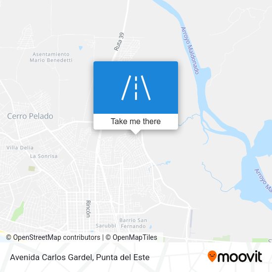 Avenida Carlos Gardel map