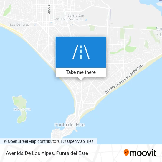 Avenida De Los Alpes map