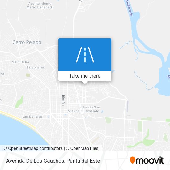 Mapa de Avenida De Los Gauchos
