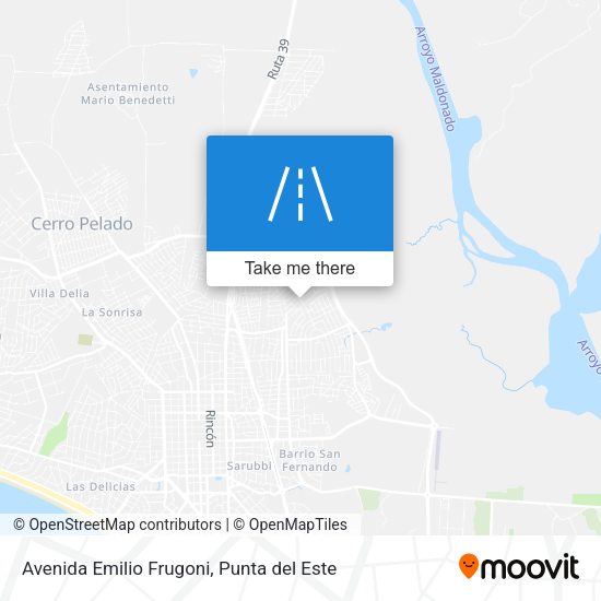 Mapa de Avenida Emilio Frugoni