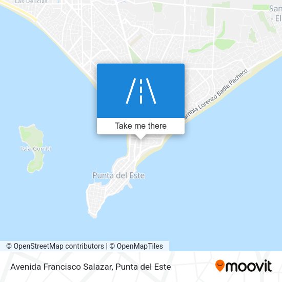 Mapa de Avenida Francisco Salazar