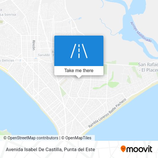 Avenida Isabel De Castilla map