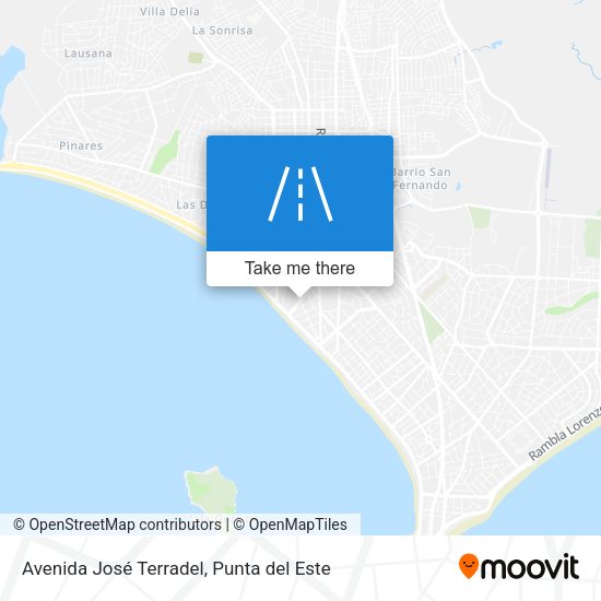 Avenida José Terradel map