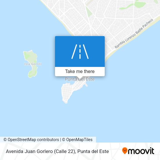 Avenida Juan Gorlero (Calle 22) map