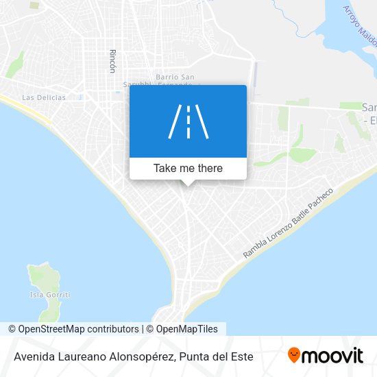 Mapa de Avenida Laureano Alonsopérez