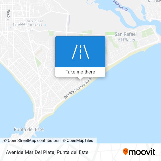 Avenida Mar Del Plata map
