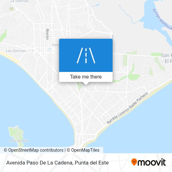 Avenida Paso De La Cadena map