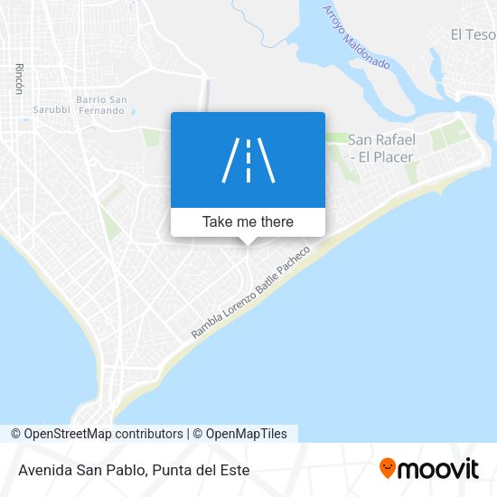 Avenida San Pablo map