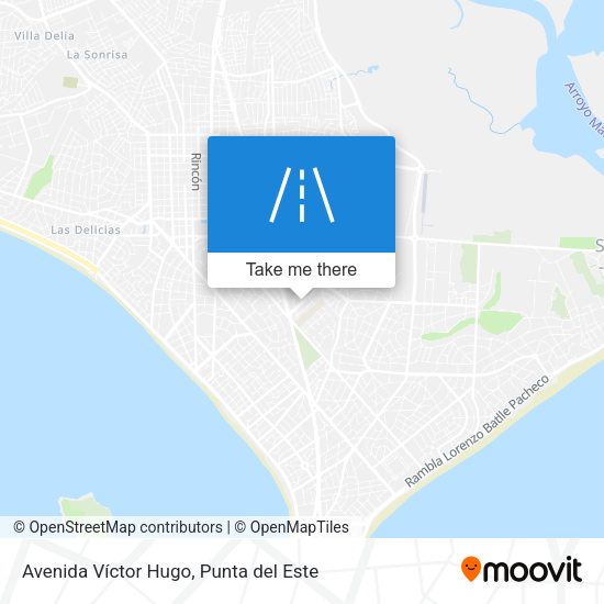 Mapa de Avenida Víctor Hugo