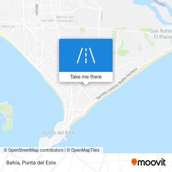 Bahía map