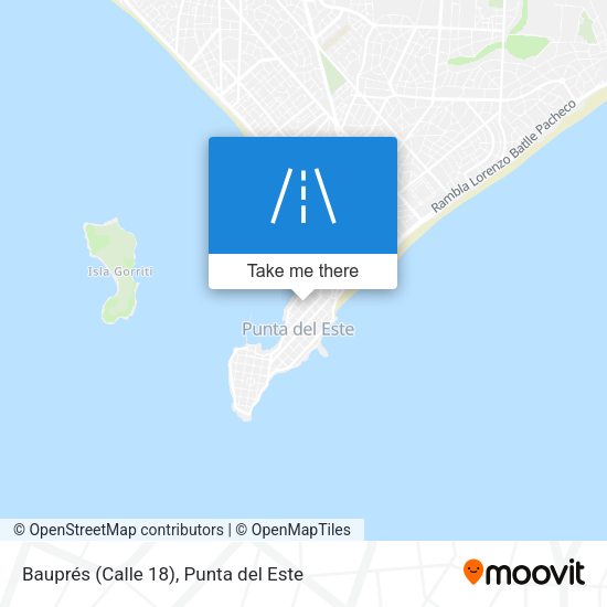 Mapa de Bauprés (Calle 18)