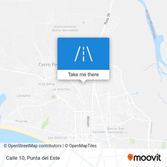Mapa de Calle 10