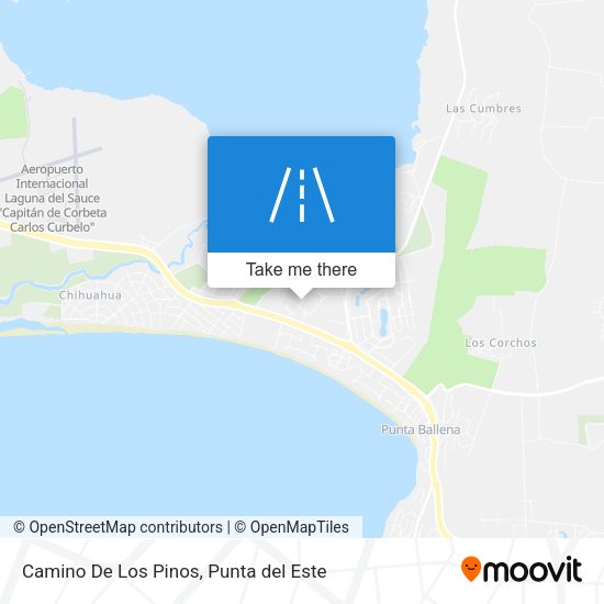 Camino De Los Pinos map