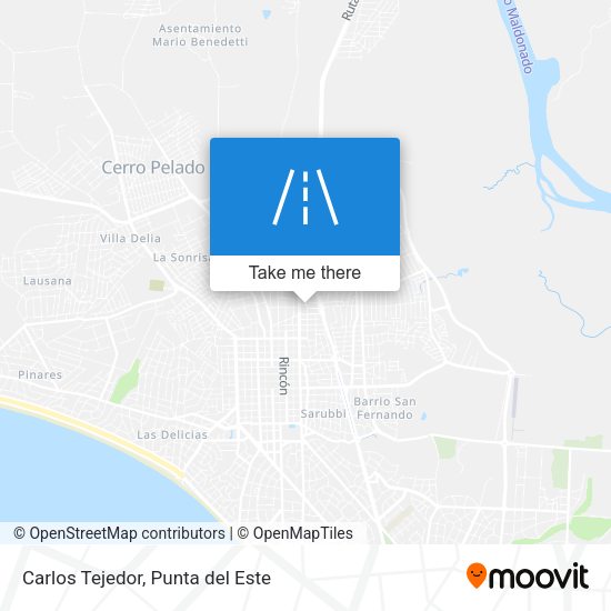 Carlos Tejedor map