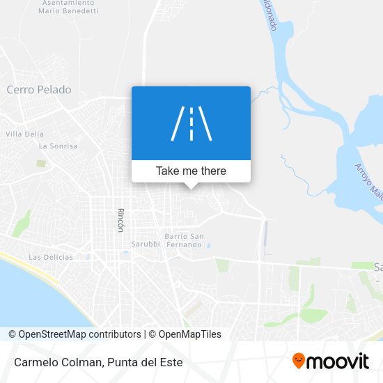 Mapa de Carmelo Colman