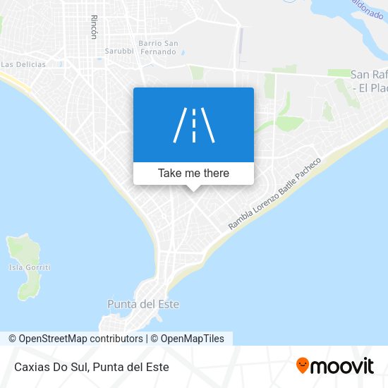 Mapa de Caxias Do Sul