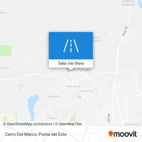 Cerro Del Marco map