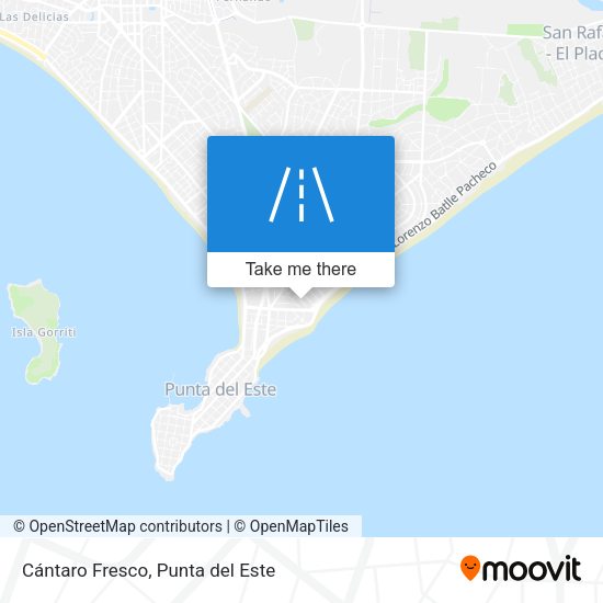 Mapa de Cántaro Fresco