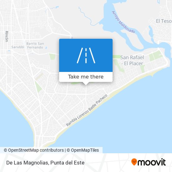 How to get to De Las Magnolias in Punta Del Este by Bus?
