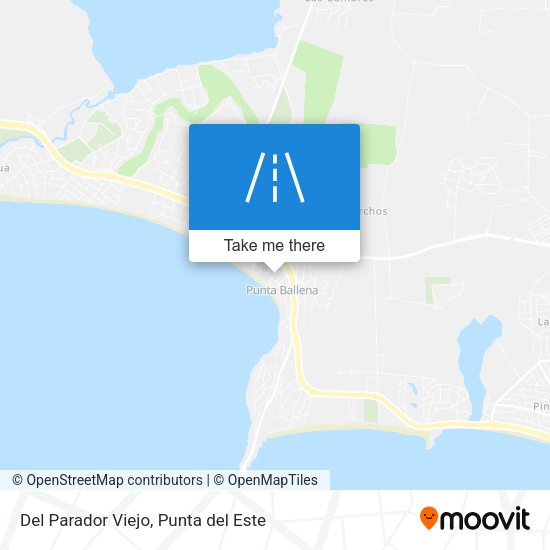 Del Parador Viejo map