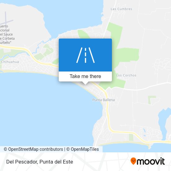 Mapa de Del Pescador