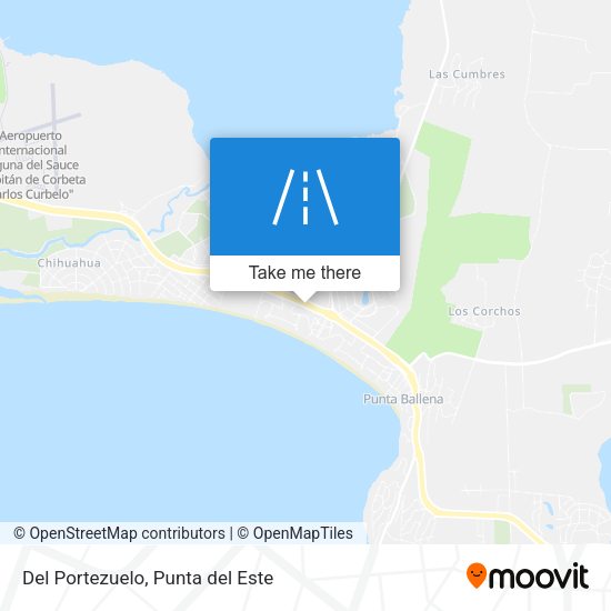 Del Portezuelo map