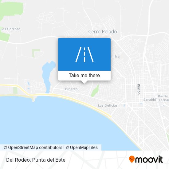 Mapa de Del Rodeo
