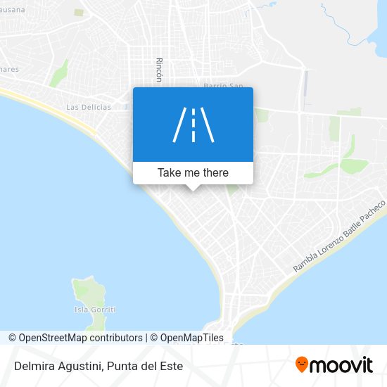 Delmira Agustini map