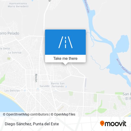 Diego Sánchez map