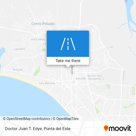 Mapa de Doctor Juan T. Edye