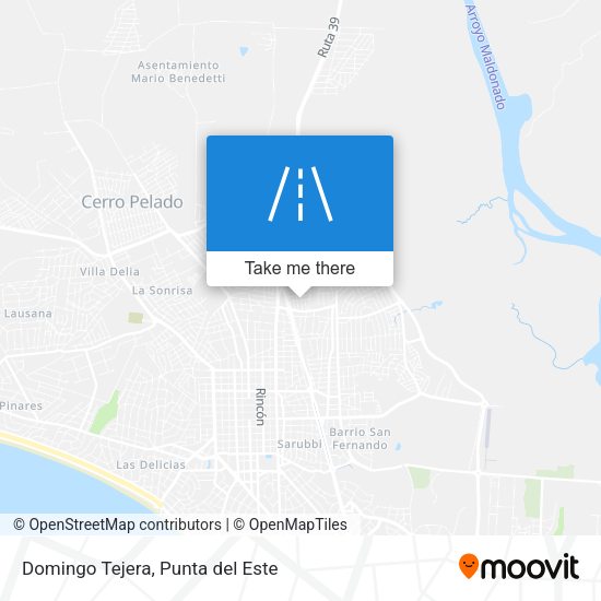 Domingo Tejera map