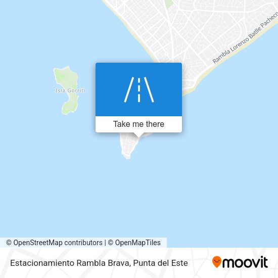 Estacionamiento Rambla Brava map