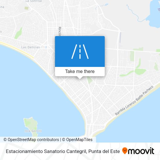 Mapa de Estacionamiento Sanatorio Cantegril