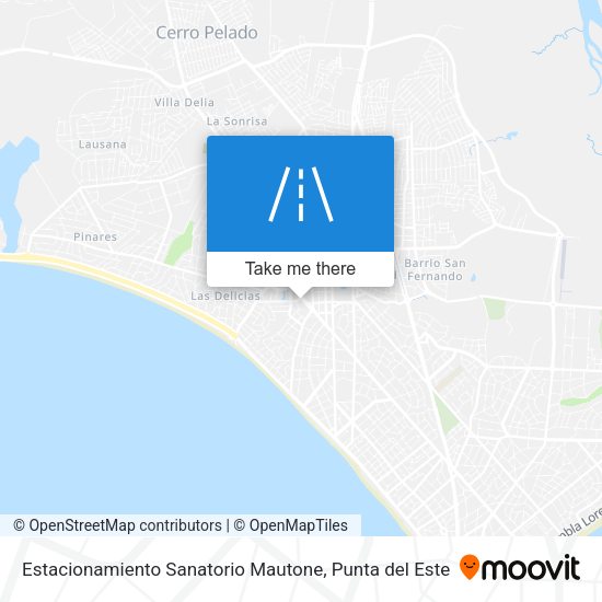 Mapa de Estacionamiento Sanatorio Mautone